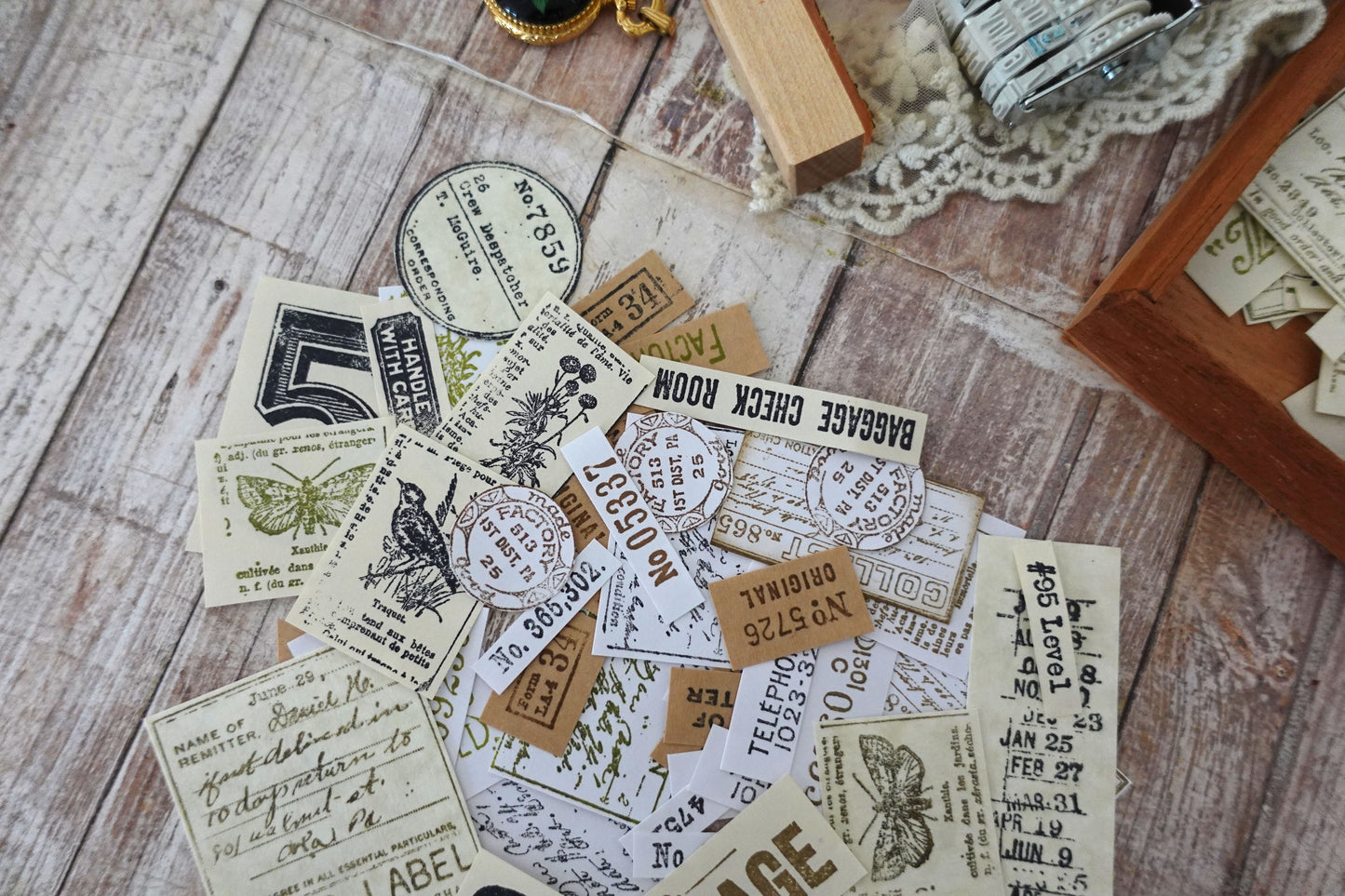 Mixed Handmade Ephemera Set