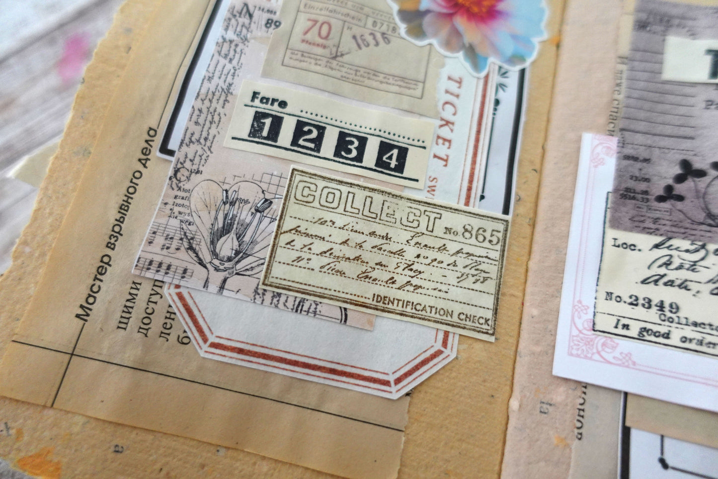 Mixed Handmade Ephemera Set