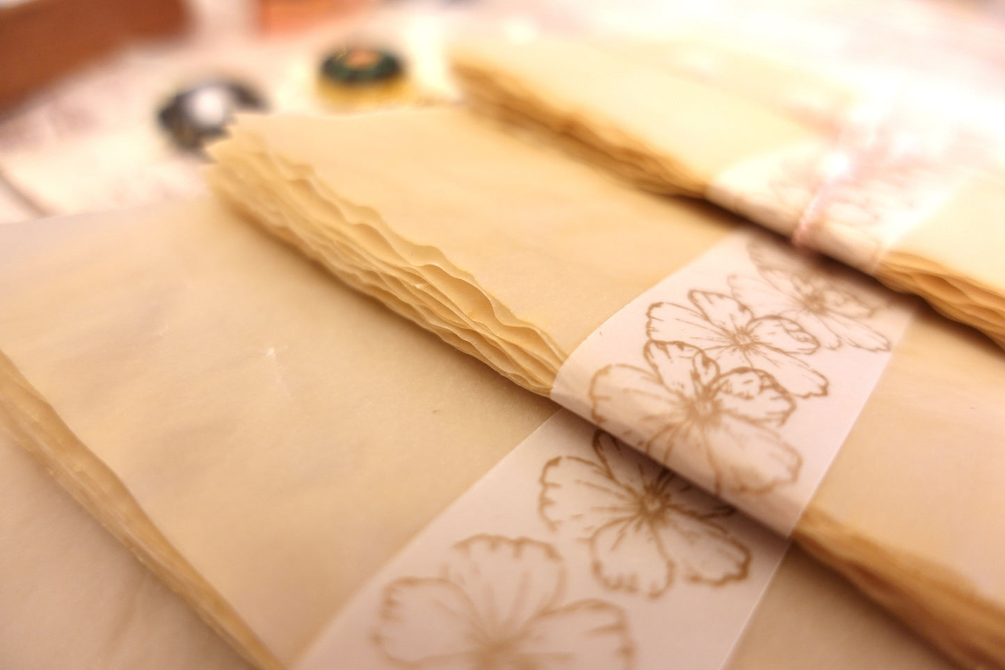 Tea-Dyed Vellum Paper Set