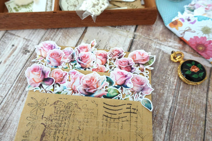 Roses Die Cut Stickers