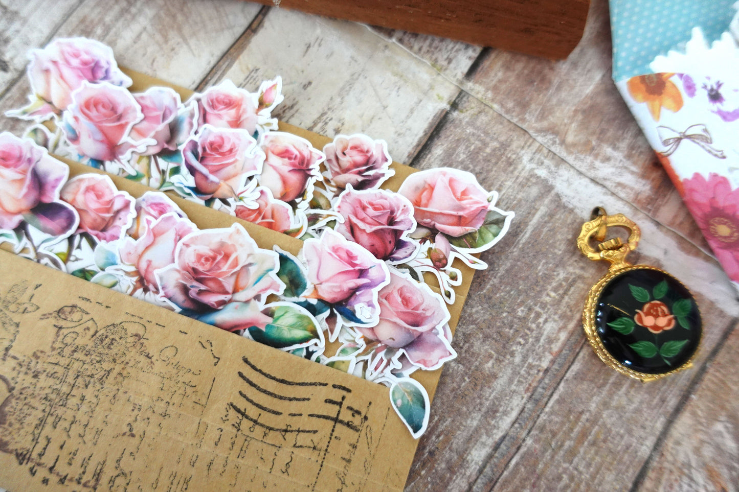 Roses Die Cut Stickers