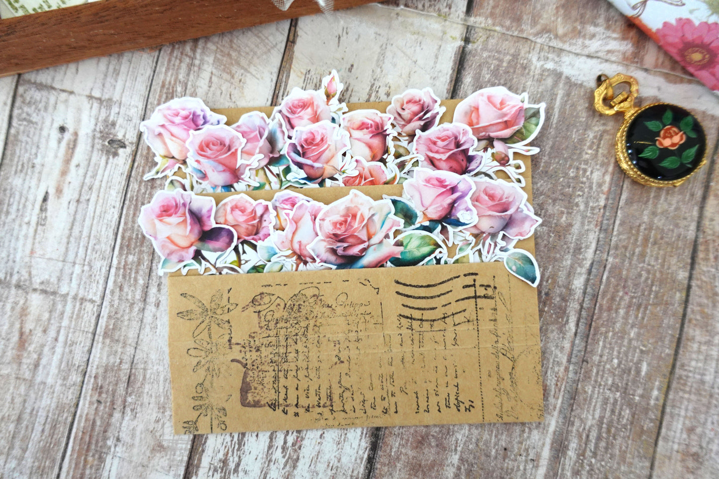 Roses Die Cut Stickers