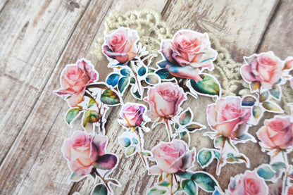 Roses Die Cut Stickers