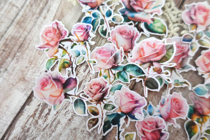 Roses Die Cut Stickers