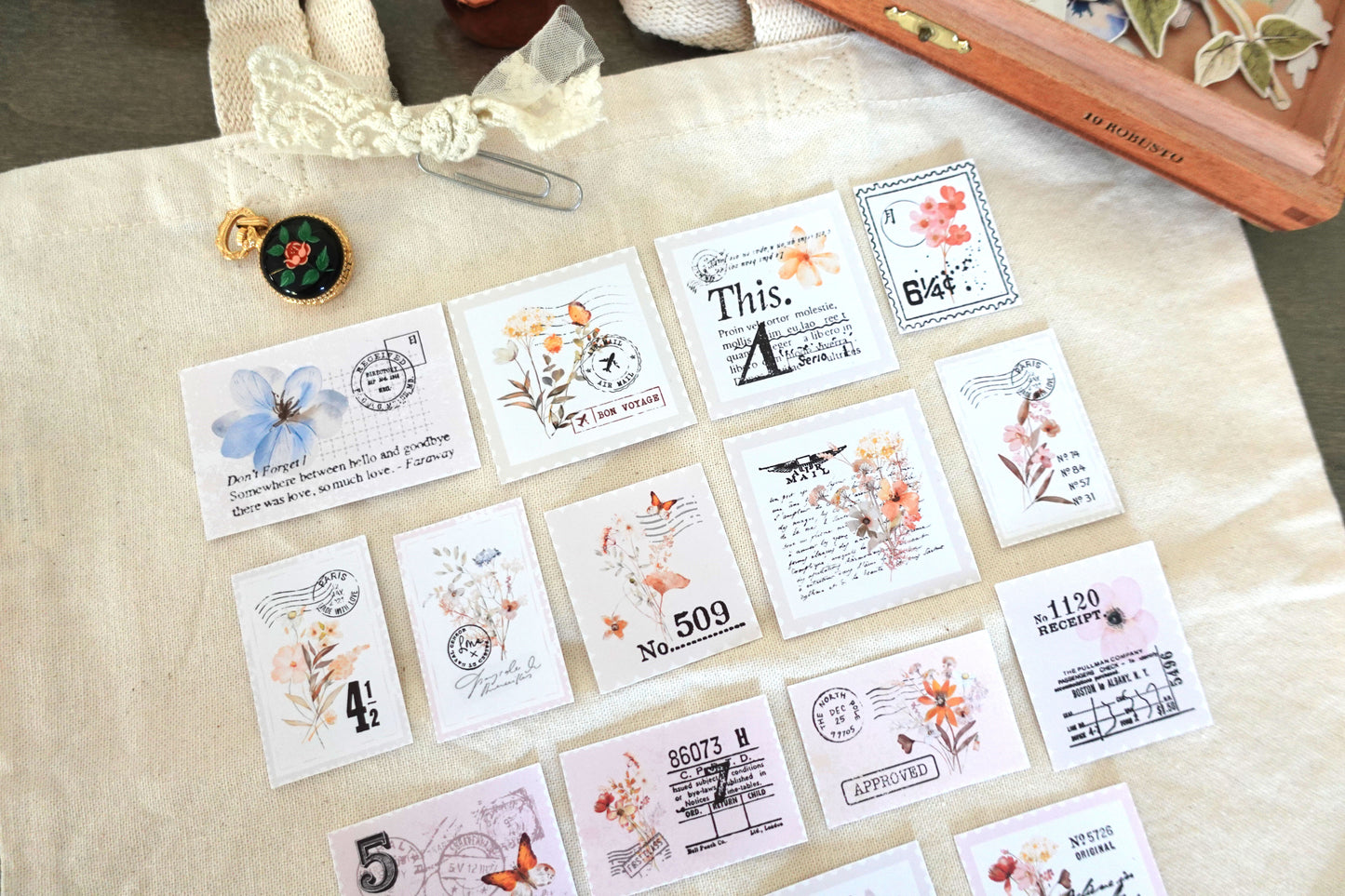 Printable Botanical Postage