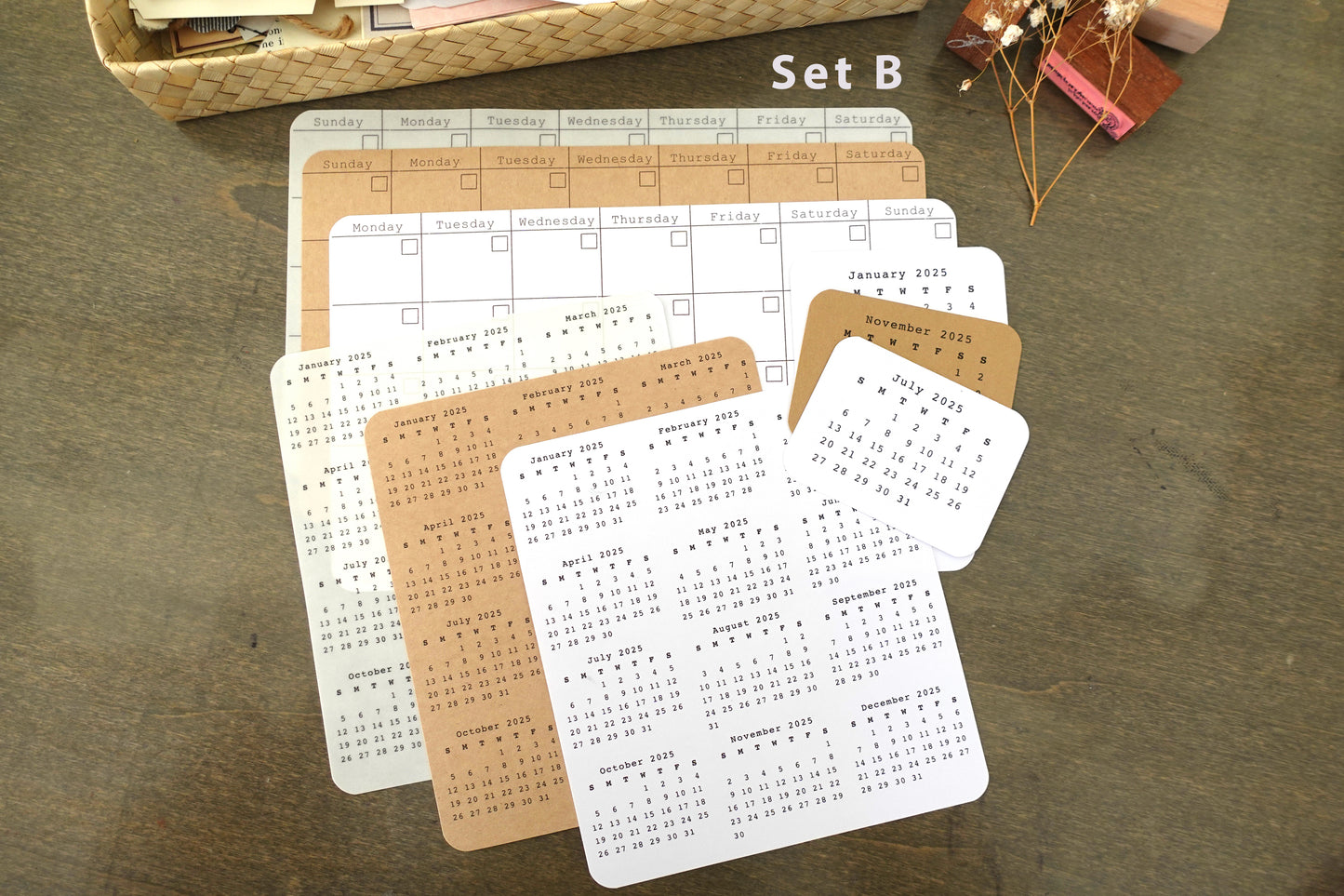 2025 / 2026 Calendar Stickers Bundles