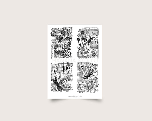 Printable Floral BG Layer