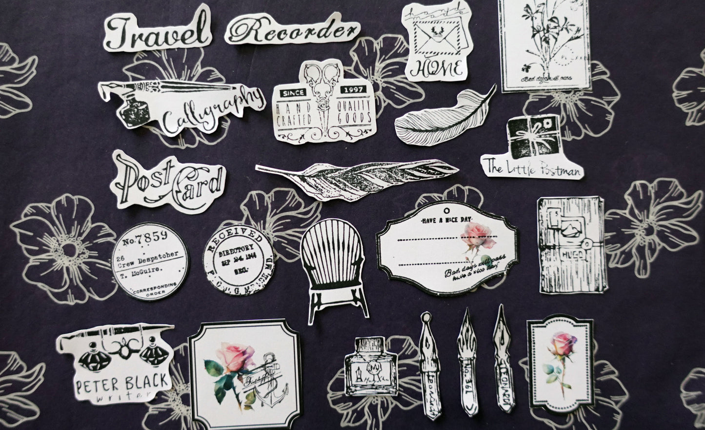 Printable Ink & Pen Stationery