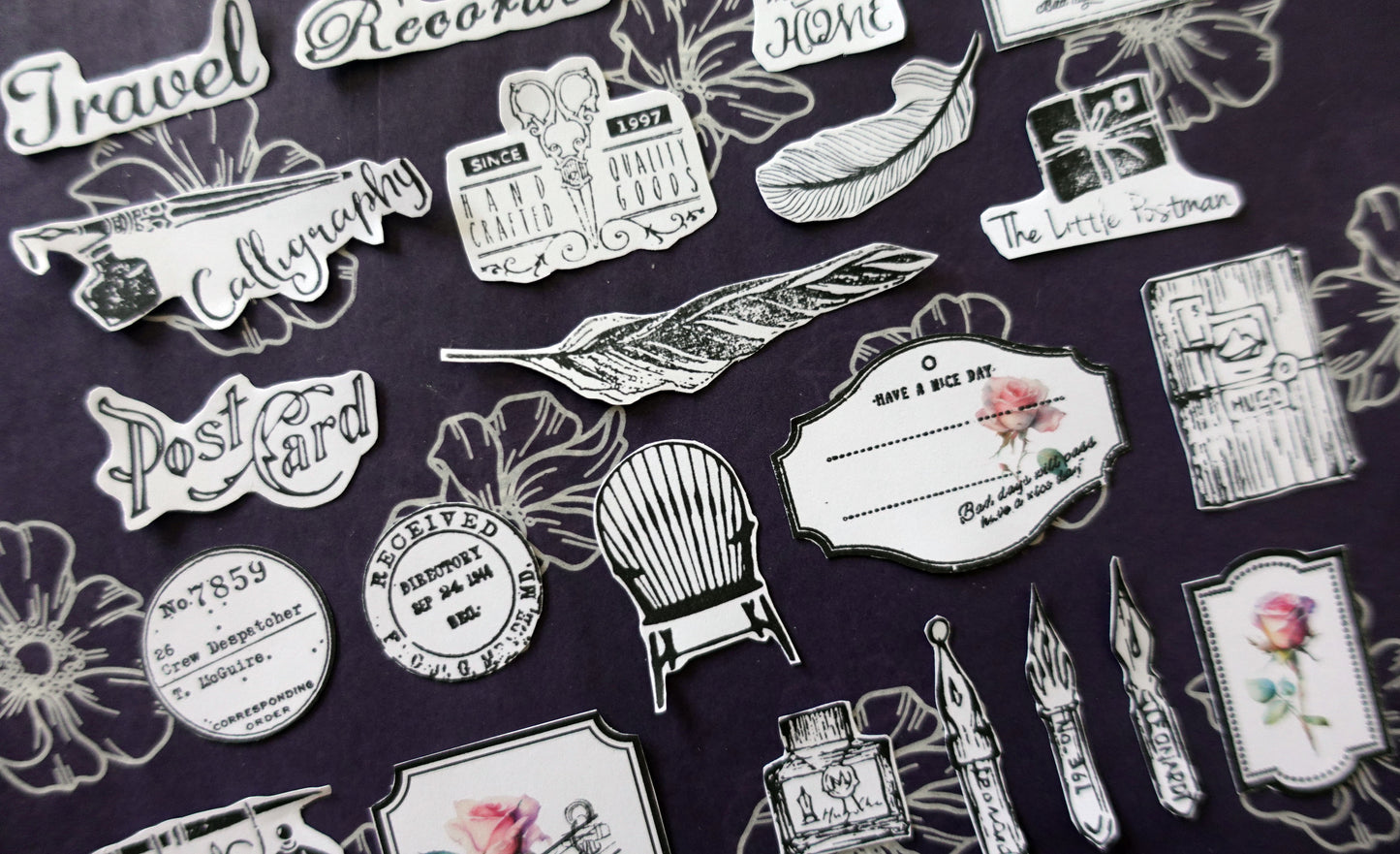 Printable Ink & Pen Stationery