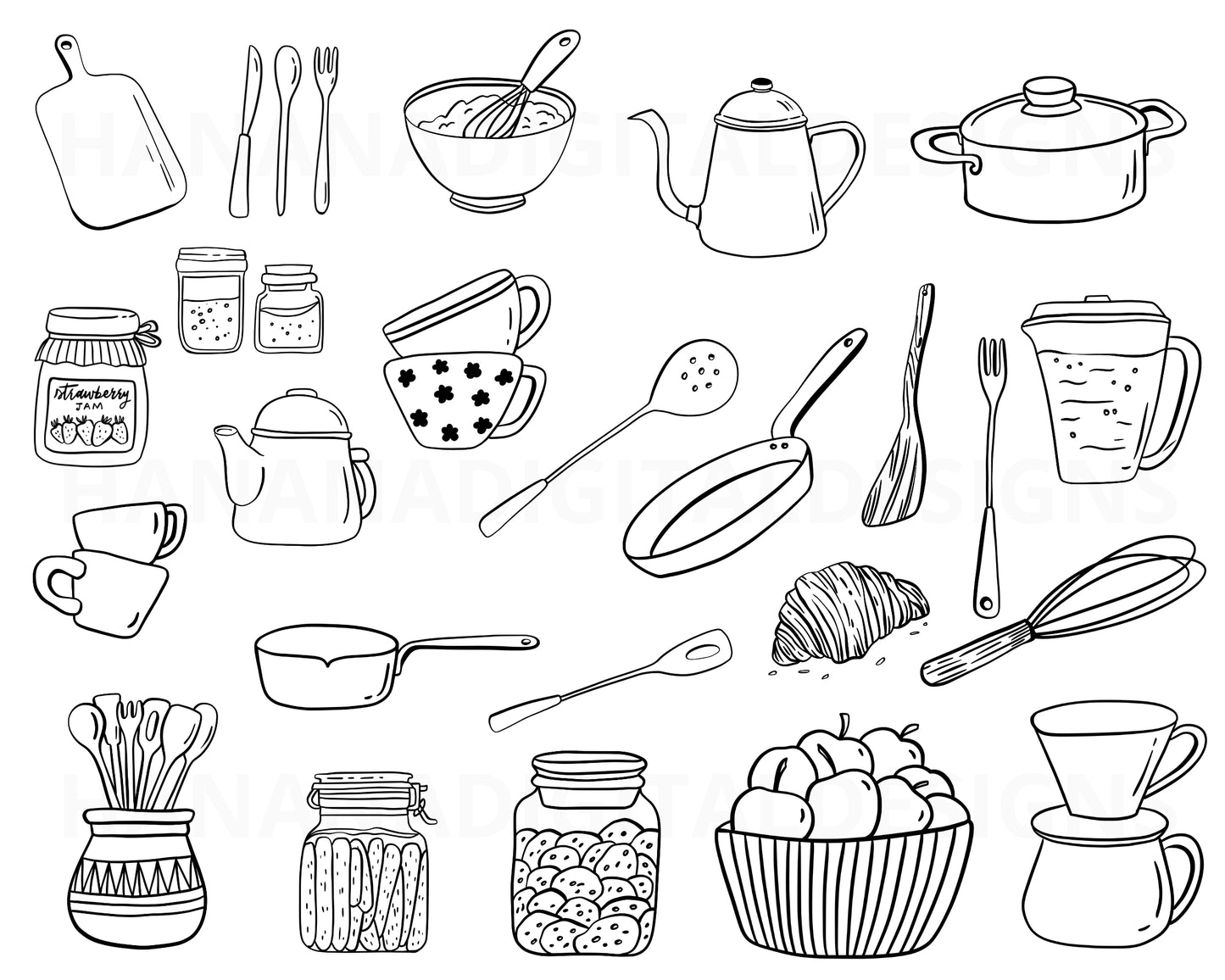 Kitchen Elements SVG Bundle