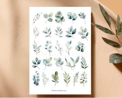 Printable Leaf & Sage