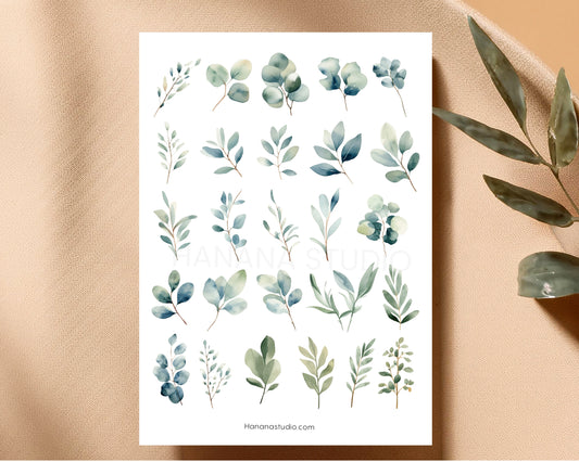 Printable Leaf & Sage
