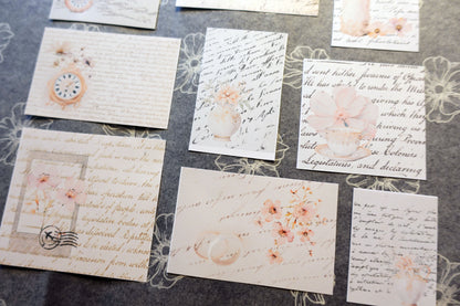 Printable Pastel Floral Script