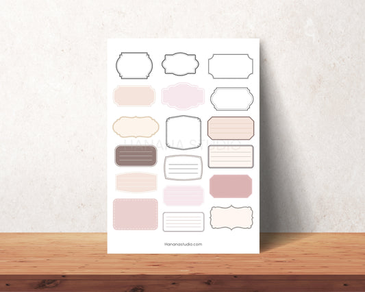 Printable Pink Label