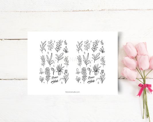 Printable Solitude Plants