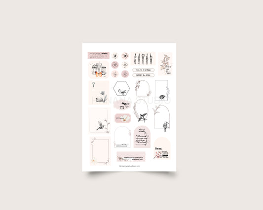 Printable Spring Bloom Ephemera