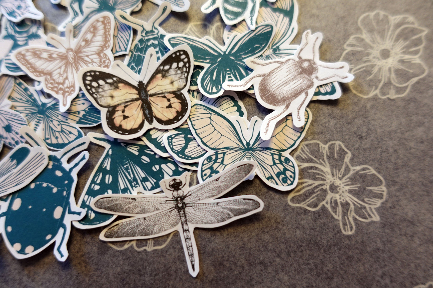 Printable Vintage Insects