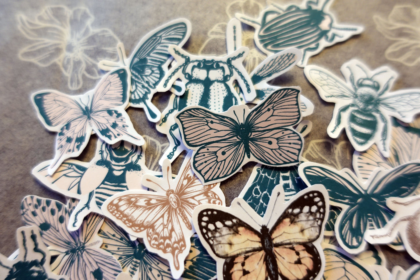 Printable Vintage Insects
