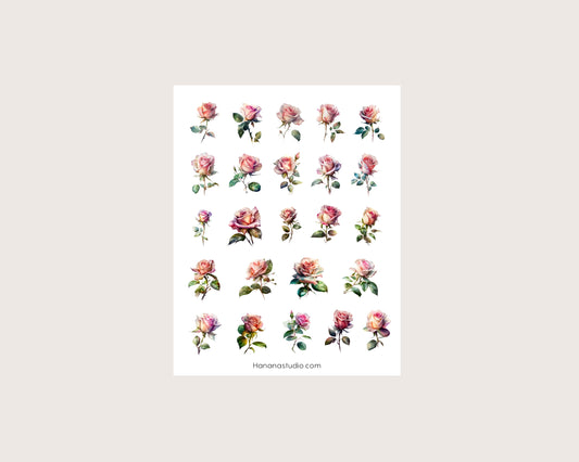 Printable Vintage Roses