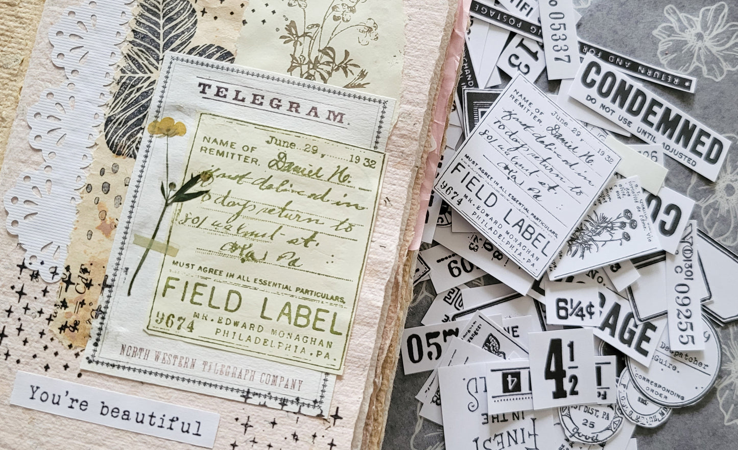 Printable Mixed Ephemera 1 & 2