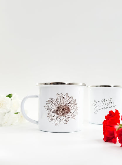 Be Your Own Sunshine Enamel Mug