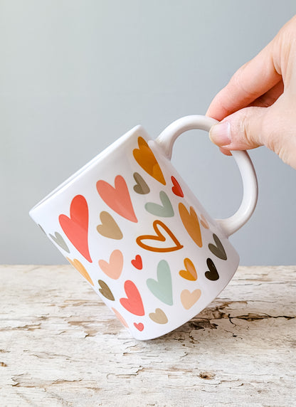 Colorful Heart Mug