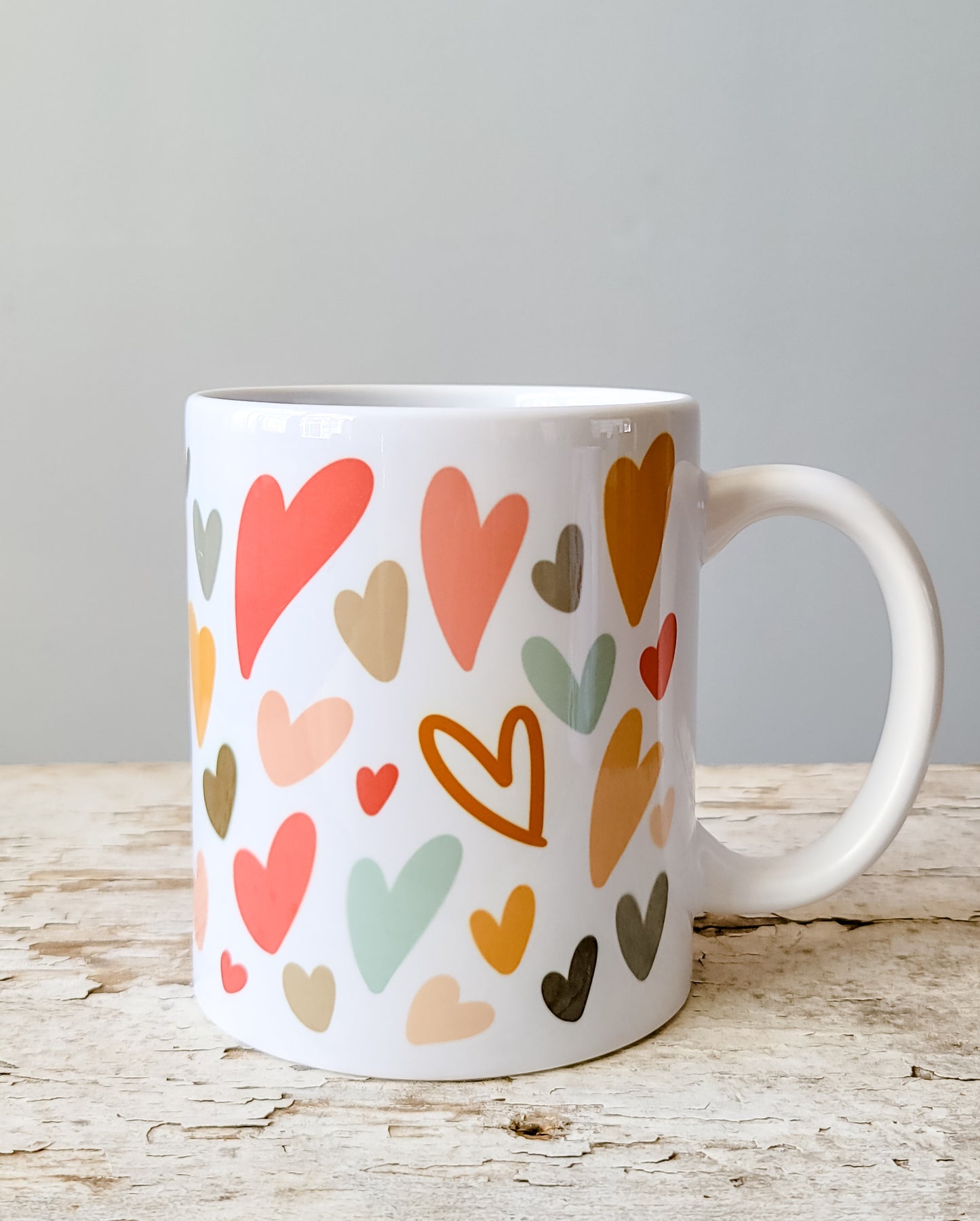 Colorful Heart Mug