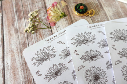 Sunflower Stickers